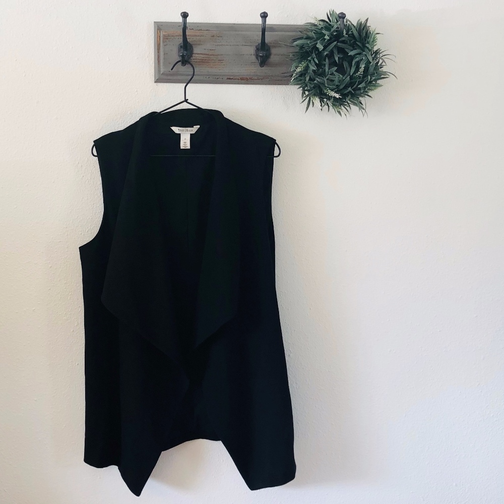 White House Black Market Sleeveless Black Vest 12